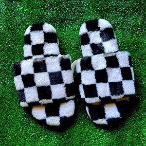 Checkered Slippers